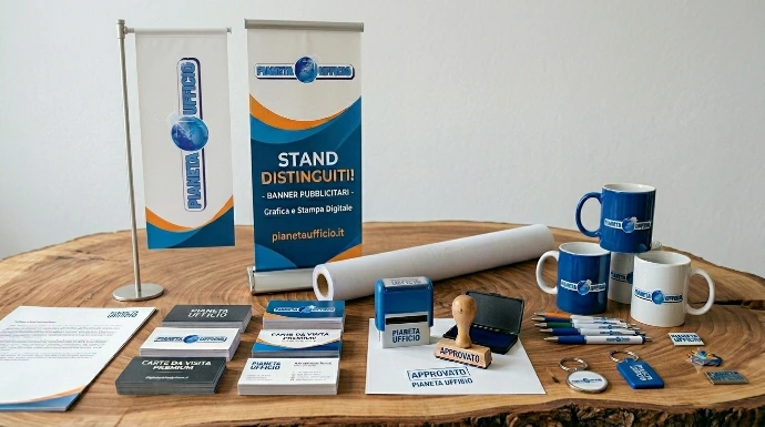 Creazione gadget pubblicitari personalizzati e merchandising aziendale